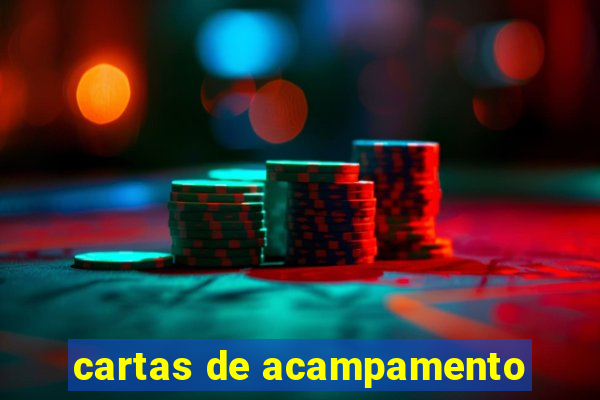 cartas de acampamento